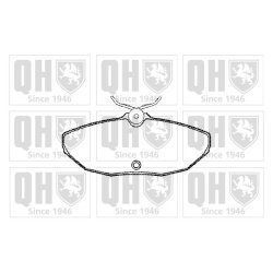 Brake Pad Set QUINTON HAZELL BP1238 OE Ref XR812436 QUINTON HAZELL