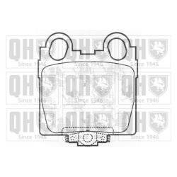 Brake Pad Set QUINTON HAZELL BP1252 OE Ref 446622180 QUINTON HAZELL