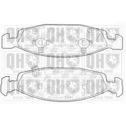 Brake Pad Set QUINTON HAZELL BP1265 OE Ref 05011969AA QUINTON HAZELL