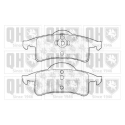 Brake Pad Set QUINTON HAZELL BP1266 OE Ref 05011970AA QUINTON HAZELL
