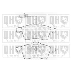 Brake Pad Set QUINTON HAZELL BP1272 OE Ref 8660004804 QUINTON HAZELL