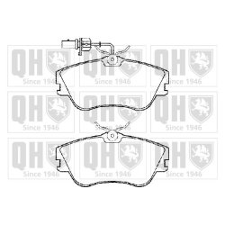 Brake Pad Set QUINTON HAZELL BP1275 OE Ref 7D0698151B QUINTON HAZELL