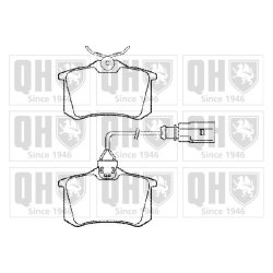 Brake Pad Set QUINTON HAZELL BP1280 OE Ref 1133448 QUINTON HAZELL