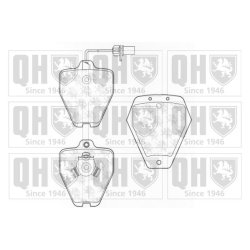 Brake Pad Set QUINTON HAZELL BP1299 OE Ref 4B0698151C QUINTON HAZELL