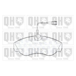 Brake Pad Set QUINTON HAZELL BP1330 OE Ref 8660004797 QUINTON HAZELL
