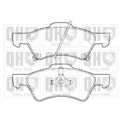 Brake Pad Set QUINTON HAZELL BP1345 OE Ref 5019803AA QUINTON HAZELL