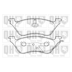 Brake Pad Set QUINTON HAZELL BP1346 OE Ref 05019805AA QUINTON HAZELL