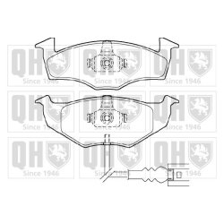 Brake Pad Set QUINTON HAZELL BP1372 OE Ref 8660004728 QUINTON HAZELL