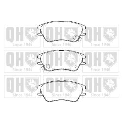Brake Pad Set QUINTON HAZELL BP1384 OE Ref 5810102A10 QUINTON HAZELL