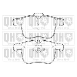 Brake Pad Set QUINTON HAZELL BP1392 OE Ref 1605079 QUINTON HAZELL