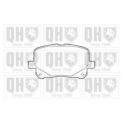 Brake Pad Set QUINTON HAZELL BP1405 OE Ref 0446528410 QUINTON HAZELL