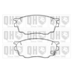 Brake Pad Set QUINTON HAZELL BP1411 OE Ref GJYA3323ZB QUINTON HAZELL