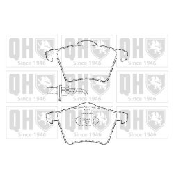 Brake Pad Set QUINTON HAZELL BP1428 OE Ref 1151377 QUINTON HAZELL