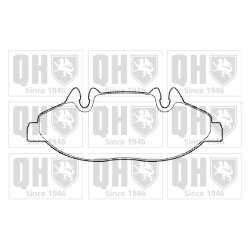 Brake Pad Set QUINTON HAZELL BP1433 OE Ref 0004216110 QUINTON HAZELL