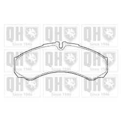 Brake Pad Set QUINTON HAZELL BP1454 OE Ref 02994086 QUINTON HAZELL