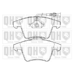Brake Pad Set QUINTON HAZELL BP1456 OE Ref 8660000755 QUINTON HAZELL