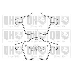 Brake Pad Set QUINTON HAZELL BP1471 OE Ref 274330 QUINTON HAZELL