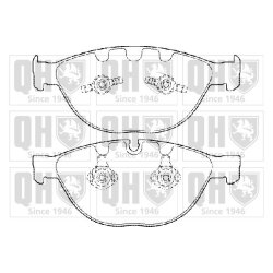 Brake Pad Set QUINTON HAZELL BP1492 OE Ref 34112283365 QUINTON HAZELL