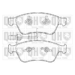 Brake Pad Set QUINTON HAZELL BP1497 OE Ref 4E0698151 QUINTON HAZELL
