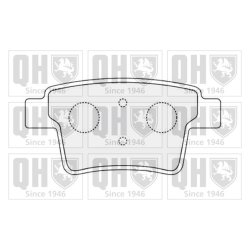 Brake Pad Set QUINTON HAZELL BP1499 OE Ref 1356392 QUINTON HAZELL