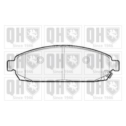 Brake Pad Set QUINTON HAZELL BP1511 OE Ref 05080868AA QUINTON HAZELL