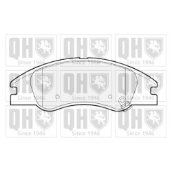 Brake Pad Set QUINTON HAZELL BP1514 OE Ref 581012FA10 QUINTON HAZELL