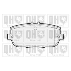 Brake Pad Set QUINTON HAZELL BP1521 OE Ref NFY72648Z QUINTON HAZELL