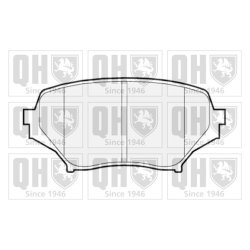Brake Pad Set QUINTON HAZELL BP1522 OE Ref NFY73323Z QUINTON HAZELL