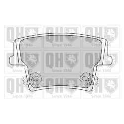 Brake Pad Set QUINTON HAZELL BP1534 OE Ref 05142561AA QUINTON HAZELL
