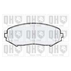 Brake Pad Set QUINTON HAZELL BP1545 OE Ref 5520065J10 QUINTON HAZELL