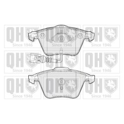 Brake Pad Set QUINTON HAZELL BP1564 OE Ref 8J0698151F QUINTON HAZELL