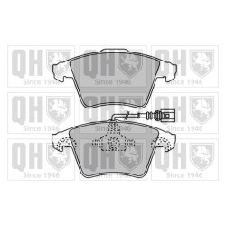 Brake Pad Set QUINTON HAZELL BP1568 OE Ref 7L6698151B QUINTON HAZELL