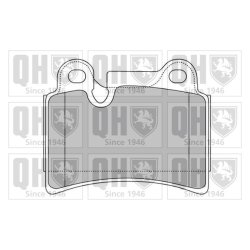 Brake Pad Set QUINTON HAZELL BP1569 OE Ref 7L6698451B QUINTON HAZELL