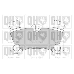 Brake Pad Set QUINTON HAZELL BP1571 OE Ref 7L0698451C QUINTON HAZELL