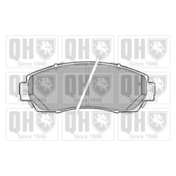 Brake Pad Set QUINTON HAZELL BP1589 OE Ref 45022SHJA00 QUINTON HAZELL