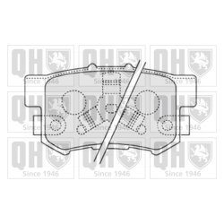 Brake Pad Set QUINTON HAZELL BP1590 OE Ref 43022S9AE00 QUINTON HAZELL