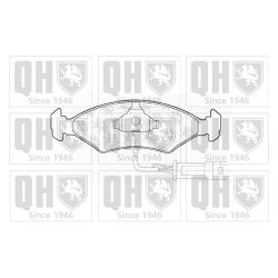 Brake Pad Set QUINTON HAZELL BP160 OE Ref 1613128 QUINTON HAZELL