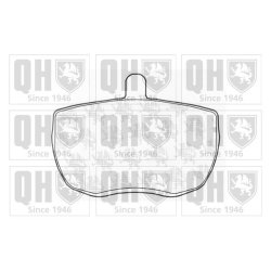 Brake Pad Set QUINTON HAZELL BP163 OE Ref 496150 QUINTON HAZELL