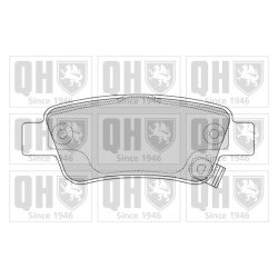 Brake Pad Set QUINTON HAZELL BP1633 OE Ref 43022SWWG01 QUINTON HAZELL
