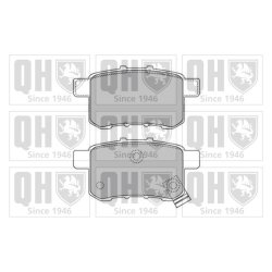 Brake Pad Set QUINTON HAZELL BP1659 OE Ref 43022TA0A00 QUINTON HAZELL