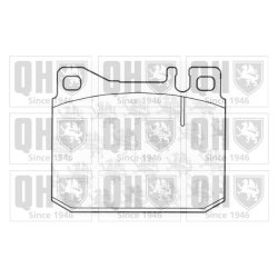 Brake Pad Set QUINTON HAZELL BP168 OE Ref 0004206320 QUINTON HAZELL