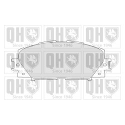 Brake Pad Set QUINTON HAZELL BP1682 OE Ref 044650W140 QUINTON HAZELL