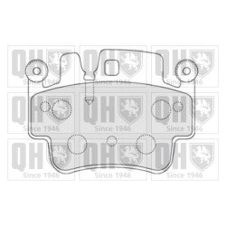 Brake Pad Set QUINTON HAZELL BP1694 OE Ref 99635193014 QUINTON HAZELL