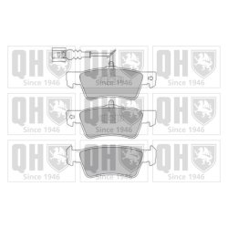 Brake Pad Set QUINTON HAZELL BP1698 OE Ref 8660000736 QUINTON HAZELL
