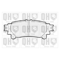 Brake Pad Set QUINTON HAZELL BP1700 OE Ref 044660E010 QUINTON HAZELL