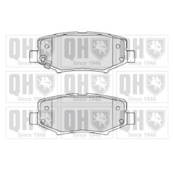 Brake Pad Set QUINTON HAZELL BP1707 OE Ref 68003776AA QUINTON HAZELL