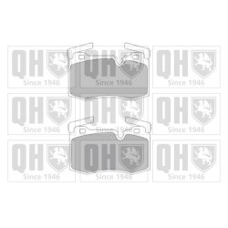 Brake Pad Set QUINTON HAZELL BP1709 OE Ref 34116789157 QUINTON HAZELL