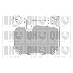 Brake Pad Set QUINTON HAZELL BP1711 OE Ref 34216784808 QUINTON HAZELL