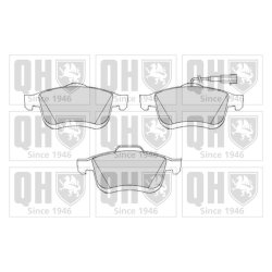 Brake Pad Set QUINTON HAZELL BP1733 OE Ref 1605164 QUINTON HAZELL