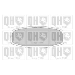Brake Pad Set QUINTON HAZELL BP1738 OE Ref 04466YZZE9 QUINTON HAZELL
